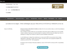 Tablet Screenshot of footbreizhacademie.com